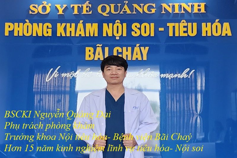 PHỤ TRÁCH PHÒNG KHÁM NỘI SOI BÃI CHÁY