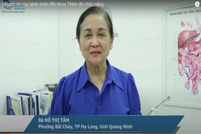 Video lời cảm ơn của bệnh nhân được làm ESD điều trị ung thư sớm